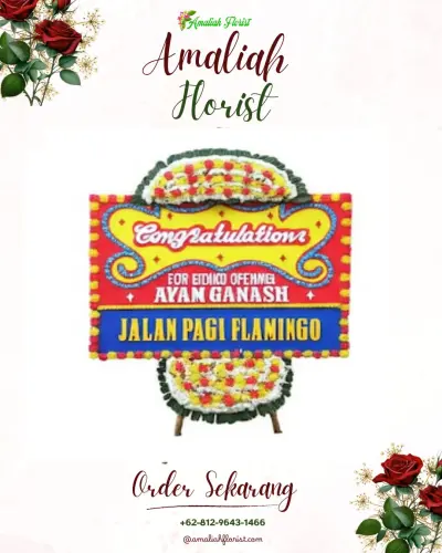Bunga Papan Congratulation di Pohjentrek